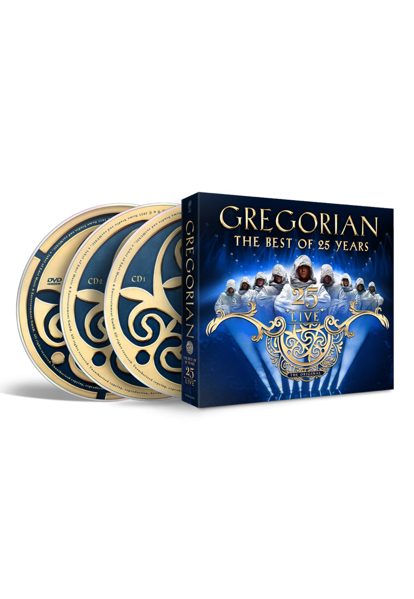 Gregorian - 25 LIVE - The Best Of 25 Years Ltd. - 2 CD + DVD Digi Edition | Neutral-Image
